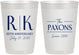 Personalized Anniversary 10 oz Frosted Cups - 20th Wedding | 80021