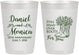 Personalized Anniversary 10 oz Frosted Cups - 25th Wedding | 80022