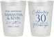 Personalized Anniversary 10 oz Frosted Cups - 30 Years Of Marriage | 80033