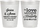 Personalized Anniversary 10 oz Frosted Cups - 40th Wedding | 80035