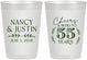 Personalized Anniversary 10 oz Frosted Cups - Cheers To 55 Years | 80038