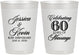 Personalized Anniversary 10 oz Frosted Cups - 60 Years Of Marriage | 80039