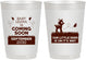 Personalized Baby Shower 10 oz Frosted Cups - Little Deer On The Way | 90011