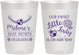 Personalized Baby Shower 10 oz Frosted Cups - Little Lady On The Way | 90021