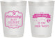 Personalized Baby Shower 10 oz Frosted Cups - Little Lady On The Way | 90022