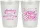 Personalized Baby Shower 10 oz Frosted Cups - Sweet Little Lady | 90024