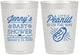 Personalized Baby Shower 10 oz Frosted Cups - Peanut On The Way | 90025