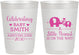 Personalized Baby Shower 10 oz Frosted Cups - Peanut On The Way | 90027