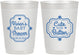 Personalized Baby Shower 10 oz Frosted Cups - Cute Little Button | 90035