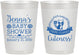 Personalized Baby Shower 10 oz Frosted Cups - Racoon Cuteness | 90037