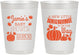 Personalized Baby Shower 10 oz Frosted Cups - Pumpkin On The Way | 90042