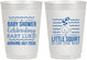 Personalized Baby Shower 10 oz Frosted Cups - Little Squirt On The Way | 90043