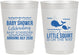 Personalized Baby Shower 10 oz Frosted Cups - Mermaid On Her Way | 90044