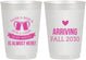 Personalized Baby Shower 10 oz Frosted Cups - Raise A Beer | 90049