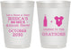 Personalized Baby Shower 10 oz Frosted Cups - Due Date Almost Here | 90052