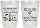 Personalized Baby Shower 10 oz Frosted Cups - Gender Reveal Whale | 90053