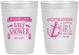 Personalized Baby Shower 10 oz Frosted Cups - Anchors Aweigh Little Girl | 90056