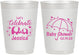 Personalized Baby Shower 10 oz Frosted Cups - Elephant Lets Celebrate | 90058