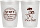 Personalized Baby Shower 10 oz Frosted Cups - Horse It’s A Girl | 90077