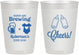 Personalized Baby Shower 10 oz Frosted Cups - Babies Are Brewing | 90080