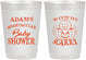 Personalized Baby Shower 10 oz Frosted Cups - So Cute Halloween | 90088