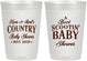 Personalized Baby Shower 10 oz Frosted Cups - Boot Scootin | 90100