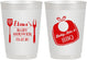 Personalized Baby Shower 10 oz Frosted Cups - Beers Bbq Babies | 90114