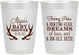 Personalized Baby Shower 10 oz Frosted Cups - Bass Deer | 90120