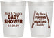 Personalized Baby Shower 10 oz Frosted Cups - Fishing Hunting | 90126