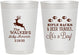 Personalized Baby Shower 10 oz Frosted Cups - Rifle Racks Deer Tracks | 90128