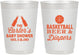 Personalized Baby Shower 10 oz Frosted Cups - Basketball Beer Diapers | 90133