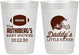 Personalized Baby Shower 10 oz Frosted Cups - Football Little Kicker | 90139