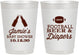 Personalized Baby Shower 10 oz Frosted Cups - Football Beer Diapers | 90148