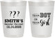Personalized Baby Shower 10 oz Frosted Cups - Gender Reveal | 90150