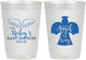Personalized Baby Shower 10 oz Frosted Cups - Angel On The Way | 90165