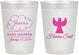Personalized Baby Shower 10 oz Frosted Cups - Heaven Sent | 90166