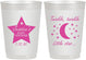Personalized Baby Shower 10 oz Frosted Cups - Twinkle Twinkle Little Star | 90168