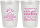 Personalized Baby Shower 10 oz Frosted Cups - Little Girls Best Friend | 90173