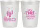 Personalized Baby Shower 10 oz Frosted Cups - Tribe Member | 90183