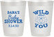 Personalized Baby Shower 10 oz Frosted Cups - Lion Wild About You | 90186