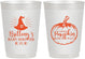 Personalized Baby Shower 10 oz Frosted Cups - Little Pumpkin Halloween | 90196