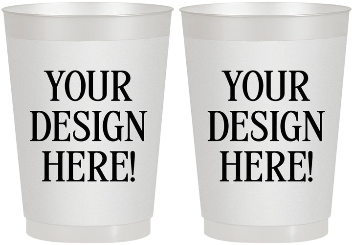 10 oz Frosted Cups - Design Your Own