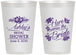 Personalized Bridal Shower 12 oz Frosted Cups - Here Comes The Bride | 100000