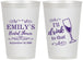 Personalized Bridal Shower 12 oz Frosted Cups - I'll Drink To The That | 100006