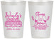 Personalized Bridal Shower 12 oz Frosted Cups - Future Mrs | 100011