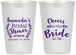 Personalized Bridal Shower 12 oz Frosted Cups - Cheers To The Bride | 100014