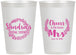 Personalized Bridal Shower 12 oz Frosted Cups - Future Mrs | 100015