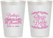 Personalized Bridal Shower 12 oz Frosted Cups - Cheers To The Bride | 100019