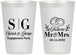 Personalized Engagement 12 oz Frosted Cups - Future Mr And Mrs | 10002