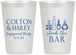 Personalized Engagement 12 oz Frosted Cups - Stock The Bar | 10005